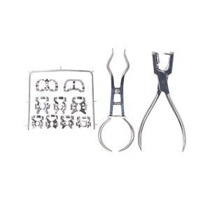 Juego de instrumentos para la aplicación de dique de goma dental, kit de herramientas para procedimientos dentales, abrazadera para dique de goma dental - Product Image 2