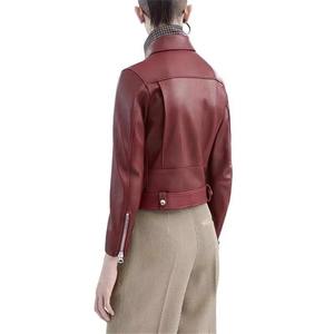 Veste en cuir pour homme, style streetwear, best-seller, hiver, haute qualité, col montant personnalisé, respirante, fermeture éclair sur le devant - Product Image 4