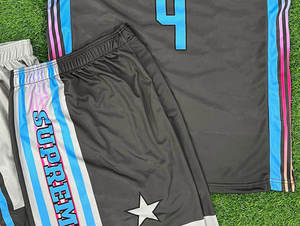 Maillots de basket rétro vintage, kits classiques en mesh respirant - Product Image 3