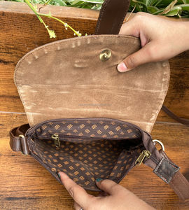 Vente en gros OEM/ODM, sac à main élégant en cuir véritable pleine fleur pour femmes, sac à bandoulière de créateur de luxe en cuir de vache de haute qualité - Product Image 5