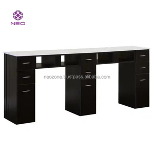 Fashionable MDF New Modern Vietnam Customized Color Eco-Friendly Durable Plywood <b>Nail</b> <b>Tables</b> for <b>Nail</b> Salon - Product Image 4