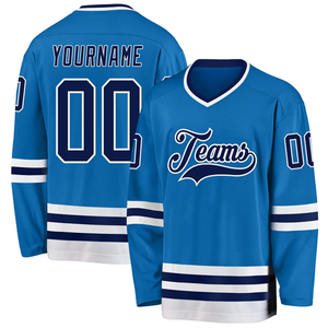 Custom Team Ice Hockey Jersey Embroidered Logo Personalized Sports Uniform Wholesale - Product Image 1