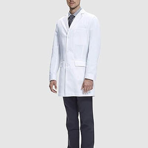 Bata de laboratorio para hombre, talla grande, ligera, uniforme de hospital con función de detección de agujas, ropa blanca fiable - Product Image 2