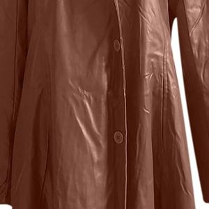 Manteau en cuir noir pour homme, neuf, sur mesure, de haute qualité, long, léger, prix de gros - Product Image 3