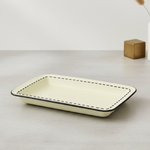 Assiette rectangulaire en grès de qualité supérieure 3460893-26.5x16 de 10,5 pouces - Product Image 3