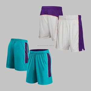 Pantalones cortos de malla de baloncesto de alta calidad para hombre, ropa de calle informal de 5 pulgadas, pantalones cortos de poliéster de talla grande con patrón personalizado - Product Image 1