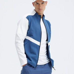 เสื้อแจ็คเก็ตกันลมแบบมีฮู้ดสำหรับผู้ชายไซส์ใหญ่ ราคาสมเหตุสมผล กันน้ำ ระบายอากาศได้ดี ผลิตจากโพลีเอสเตอร์ 100% เหมาะสำหรับใส่ลำลองในฤดูหนาว มีสินค้าพร้อมส่ง - Product Image 4