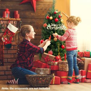 4 Feet Pre-Lit Potted Christmas <b>Tree</b> with Elegant <b>Lighting</b> - Product Image 6