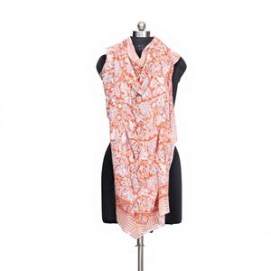 Bufanda de algodón 100% orgánico al por mayor, diseño personalizado con logotipo, cómoda y económica para la playa en Indonesia y Malasia - Product Image 1