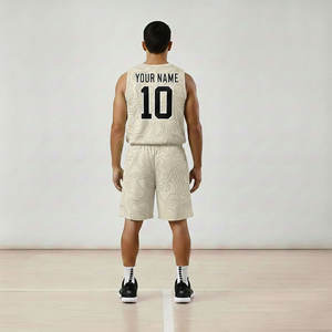 Uniformes de Baloncesto Transpirables con Apliques de Nombre de Equipo y Logotipo Personalizado OEM, Diseños en 3D y Tallas Unisex, Conjuntos de Camisetas Sólidas - Product Image 3