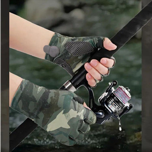 Gants de pêche de qualité supérieure, gants à adhérence flexible, fabrication de marques privées pour les grossistes et les détaillants d'équipements de pêche - Product Image 4