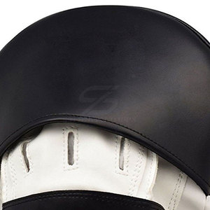 Custom Made Durable Curved Pu Leather Kick <b>Focus</b> <b>Pad</b> Boxing Fight Training <b>Focus</b> <b>Pads</b> Made In Pakistan - Product Image 5