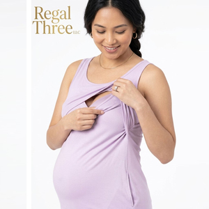 Camiseta sin mangas de maternidad para lactancia, doble capa, sin mangas, para embarazo - Product Image 6