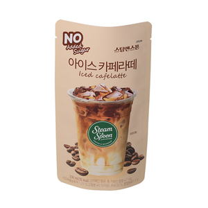 [SINWOO S&F] Steam&Spoon Iced Cafe Latte No Added Sugar Ready To Drink Milk Coffee Liquid Pouch <b>Beverage</b> - Product Image 1