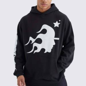 Sudadera con Capucha Gótica Vintage Lavada para Hombre, Tallas Grandes, Forro Polar de Invierno, Estampado Trasero, Estilo Urbano, MOQ Bajo - Product Image 3