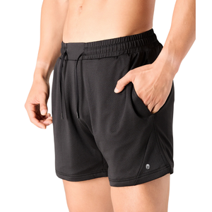 Pantalones Cortos Deportivos de Malla para Hombre, Cintura Elástica con Cordón, Transpirables, de Secado Rápido, para Gimnasio, Correr, Fitness, Ropa Deportiva, Venta al Por Mayor OEM - Product Image 6