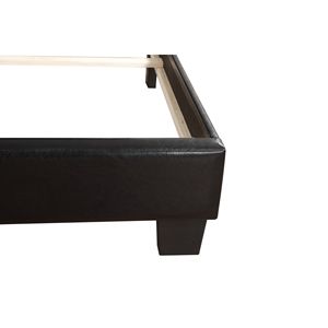 Elegante Letto Matrimoniale Nero Contemporaneo Imbottito - Categoria Prodotto - Product Image 3