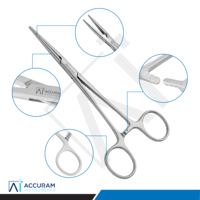Pinces hémostatiques droites Crile 160 mm, pince artérielle chirurgicale en acier inoxydable, hémostatique à verrouillage manuel, classe I, CE 3 ans