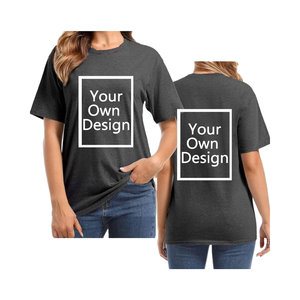 เสื้อเชิ้ตแขนสั้นผู้หญิง ผ้าฝ้าย 100% แห้งเร็ว ระบายอากาศดี เป็นมิตรกับสิ่งแวดล้อม ไม่เป็นขุย ไม่ยับ รับสกรีนโลโก้ตามแบบ - Product Image 1