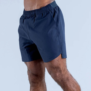 Pantalones Cortos Deportivos Azules para Hombre, Más Vendidos, de 6 Pulgadas de Largo, Ligeros, Transpirables, con Cintura Elástica Personalizada, para Gimnasio y Entrenamiento - Product Image 3