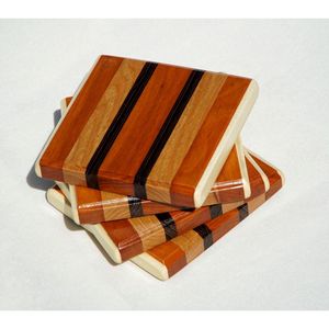 Posavasos Modernos para Mesa de Comedor, Hechos a Mano con Resina y Madera, RR ENTERPRISES India - Product Image 4