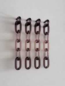 Escultura de Pared Vertical de Resina con Cadena, Geométrica, Abstracta, Moderna, Hecha a Mano, Decoración para el Hogar, Entrada, Oficina, Arte Colgante, Lavable, Realista - Product Image 3
