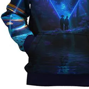 Zabex Sports Winter Knit <b>Fleece</b> <b>Hoodie</b> for Women Collection Custom Printed Warm Pullover <b>Hoodie</b> - Product Image 4