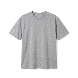 เสื้อยืดคอกลมแขนสั้นผ้าฝ้ายสำหรับผู้ชาย พิมพ์ลายด้านหน้า สวมใส่สบาย ทรงปกติ รับสกรีนโลโก้ เนื้อผ้าหนา ระบายอากาศได้ดี เหมาะสำหรับฤดูร้อน - Product Image 1