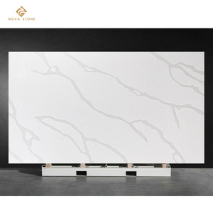 Dalle de quartz Jumbo NV807 3500x2000mm, dalle de pierre de quartz synthétique pour la fabrication hôtelière - Product Image 1