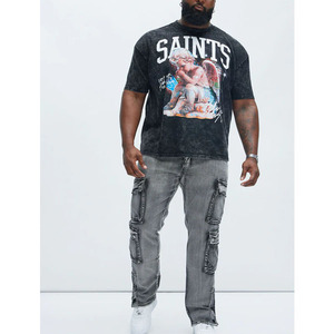 T-shirt pour homme de haute qualité, personnalisable avec logos par transfert thermique, t-shirts décontractés pour hommes - Product Image 5