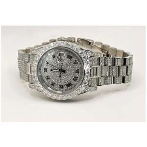 Montres de luxe modernes serties de diamants, élégantes montres en moissanite, disponibles chez le fournisseur : montres de haute qualité au design unique et innovant. - Product Image 1