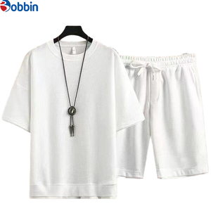 Ensemble de shorts décontractés unisexes en polaire imprimée, confortables et respirants, nouvelle collection été, personnalisable, grande taille pour hommes - Product Image 2