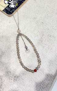 Breloque de poignet élégante, perles de pierre de qualité supérieure, design simple et luxueux, palette neutre rêveuse, chaîne de charme sophistiquée, mode unique - Product Image 3