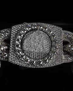 Iced Out VVS Moissanite Letter <b>Name</b> Pendant 925 Silver Hip Hop Cuban Link <b>Chain</b> Luxury Charms Luxury Party Wear Jewelry For Men - Product Image 3
