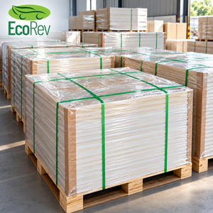 ฐานแก้วกระดาษเคลือบ PLA ย่อยสลายได้ สีขาว สำหรับแก้วเครื่องดื่มร้อนและเย็น - Product Image 6