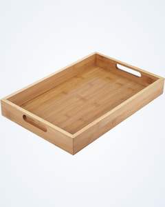 Bandeja Decorativa de Madera Sólida para el Hogar, Personalizable de Fábrica, para Servir Alimentos, Almacenamiento Versátil, Apta para Lavavajillas, Uso en Escritorio - Product Image 4
