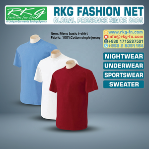 T-shirts pour hommes à manches courtes 100% coton - Product Image 3