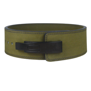 Unisex Adjustable Purple Cowhide Non-Slip Professional Protection Waist Support Belt Buckle Closure Weight Lifting Strength Fit - Product Image 5