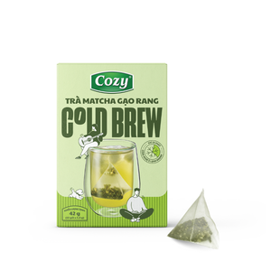 Bolsitas de Té Frío Personalizadas de Alta Calidad, Té Frío Saludable con Cordón, Bolsita de Té Genmaicha - Product Image 1