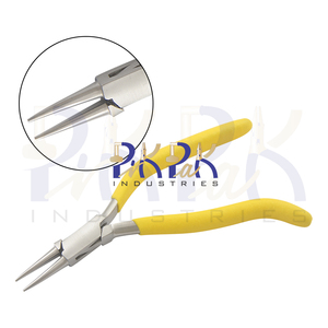 150mm Nose Pliers Matt Foam Grip Spring Handle Smooth Jaws Crimping Wire Stripper Circlip Fishing DIY Crafts Jewelry Making OEM - Product Image 1