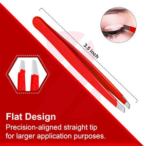 Pinzas Rectas de Acero Inoxidable Profesionales, Duraderas, Ligeras, Nuevas y Personalizadas, para Extraer Espolones y Vellos Encarnados en Mujeres - Product Image 2