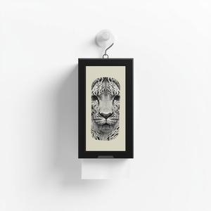 Distributeur mural de mouchoirs pour salle de bain, à extraction par le bas, 3 plis, en pâte de bois vierge douce - Product Image 5