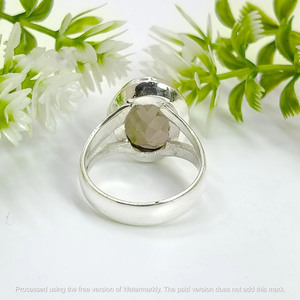 <b>925</b> Sterling <b>Silver</b> Smokey Topaz <b>Ring</b> Natural Topaz Gemstone Handmade <b>Ring</b> Elegant Gift for Women - Product Image 2