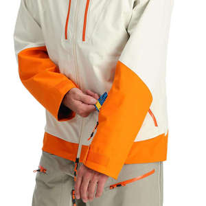 Veste de chasse imperméable et durable pour homme, couleur orange vif, haute visibilité, pour le tir en terrain ouvert, avec grandes poches, équipement de plein air en toile - Product Image 4