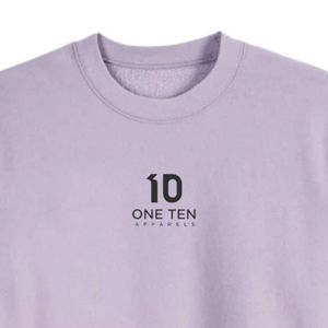 เสื้อสเวตเชิ้ตคอกลมคลาสสิกสำหรับผู้ชาย สีลาเวนเดอร์ ผ้าฝ้ายพรีเมียม แขนยาว สวมใส่สบาย เหมาะสำหรับทุกวัน สไตล์สตรีทแวร์ - Product Image 4