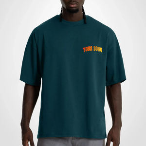 T-shirt formel personnalisé pour homme à manches courtes 100 % coton, respirant, col rond, tissu doux, confortable et infroissable pour l'été - Product Image 5