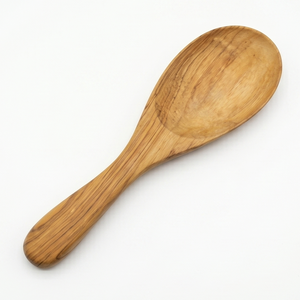 Cuchara para Arroz de Madera de Teca 100% Sólida con Certificado FSC, Mango Ergonómico, Ecológica, Antiadherente, Utensilio de Cocina - Product Image 1