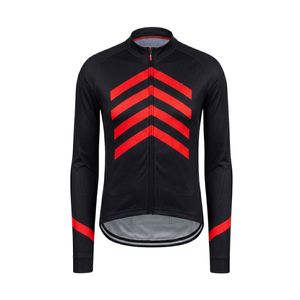 Maillot de cyclisme professionnel à manches longues, léger, noir, à motifs abstraits, en spandex et polyester, respirant et anti-humidité - Product Image 4