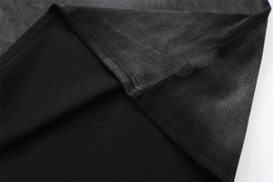 Haute qualité hommes grande taille lavage à l'acide coloré t-shirts poids lourd en détresse soleil fané lavage à l'acide t-shirts hommes - Product Image 2