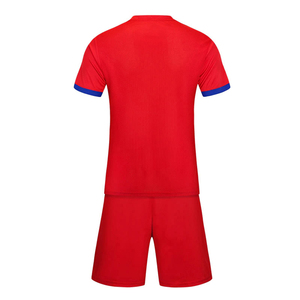High Quality ODM OEM Customized <b>Soccer</b> Team Wear Training Jersey 100% Polyester Breathable Quick Dry V Neck Short Sleeve Uniform - Product Image 2